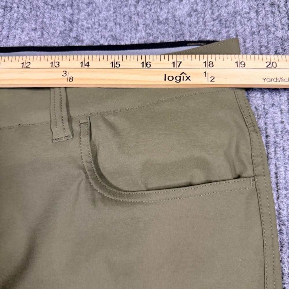Orvis Mens 38x30 Performance Trek Tech Olive Green Water Repellent Hiking Pants - Picture 5 of 11